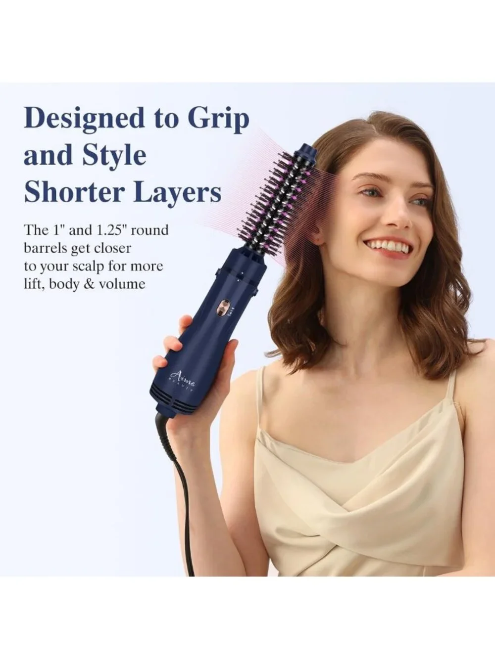 4-in-1 Round Blow Dryer Brush Set | Hair Styling Tool for Smooth, Voluminous